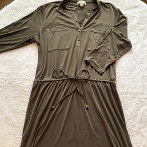 Army green Michel Kors dress